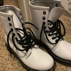 White Doc Martens Size 6